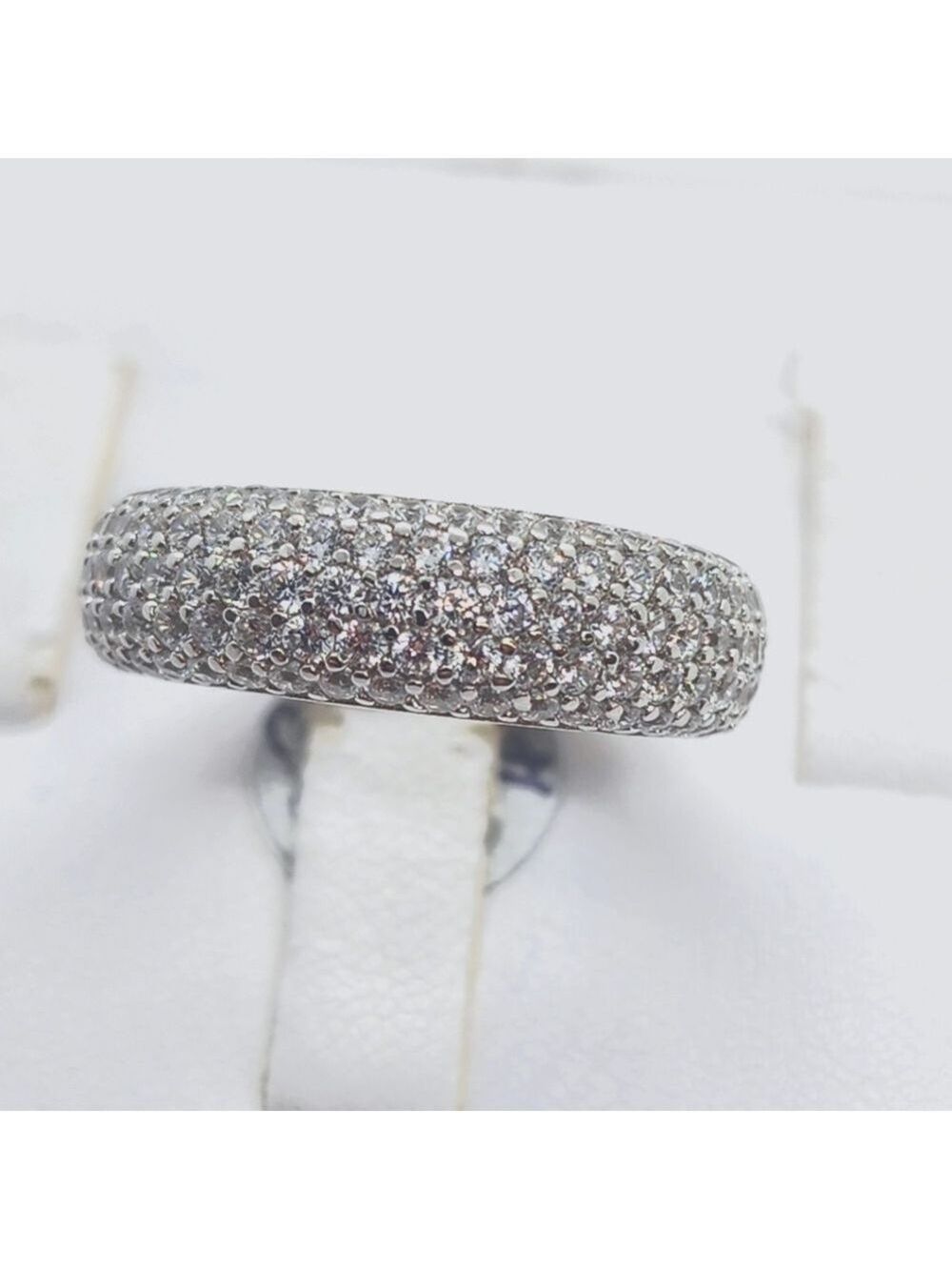 Brand New Sterling Silver 925 Eternity Ring cz - Picture 1 of 8